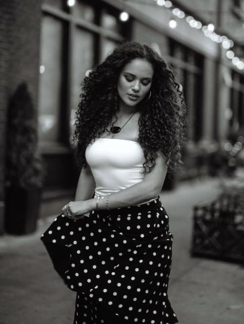 Madison Pettis chic look in photoshoot, August 2025 1