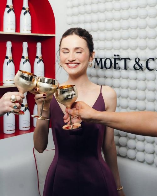 Maude Apatow at US Open with Moet & Chandon, August 2025