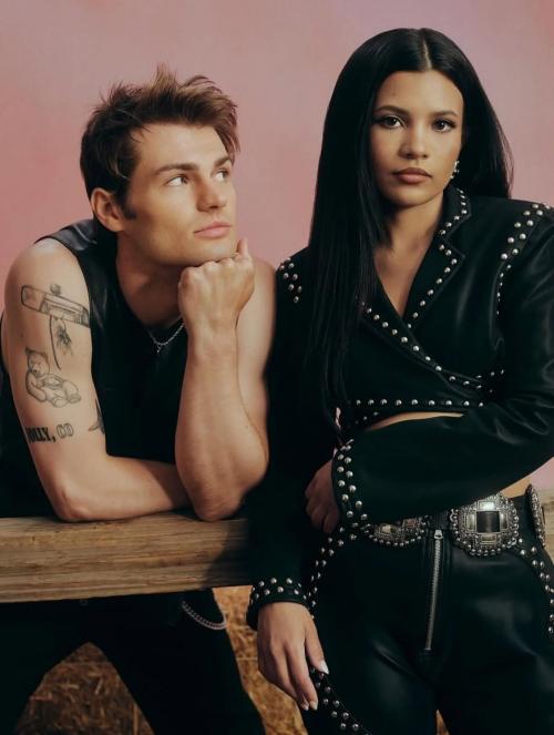 Nikki Rodriguez for Netflix My Life With the Walter Boys shoot, August 2025 2