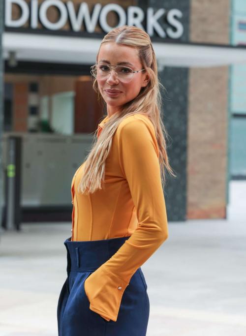 Olivia Attwood leaves ITV Studios in London 1