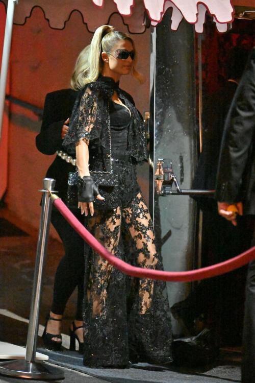 Paris Hilton at Cara Delevingne Birthday Party, August 2025