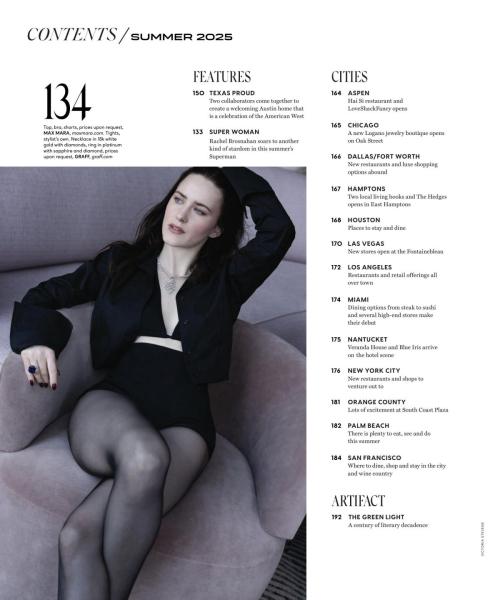 Rachel Brosnahan DuJour Magazine Feature, Summer 2025 13