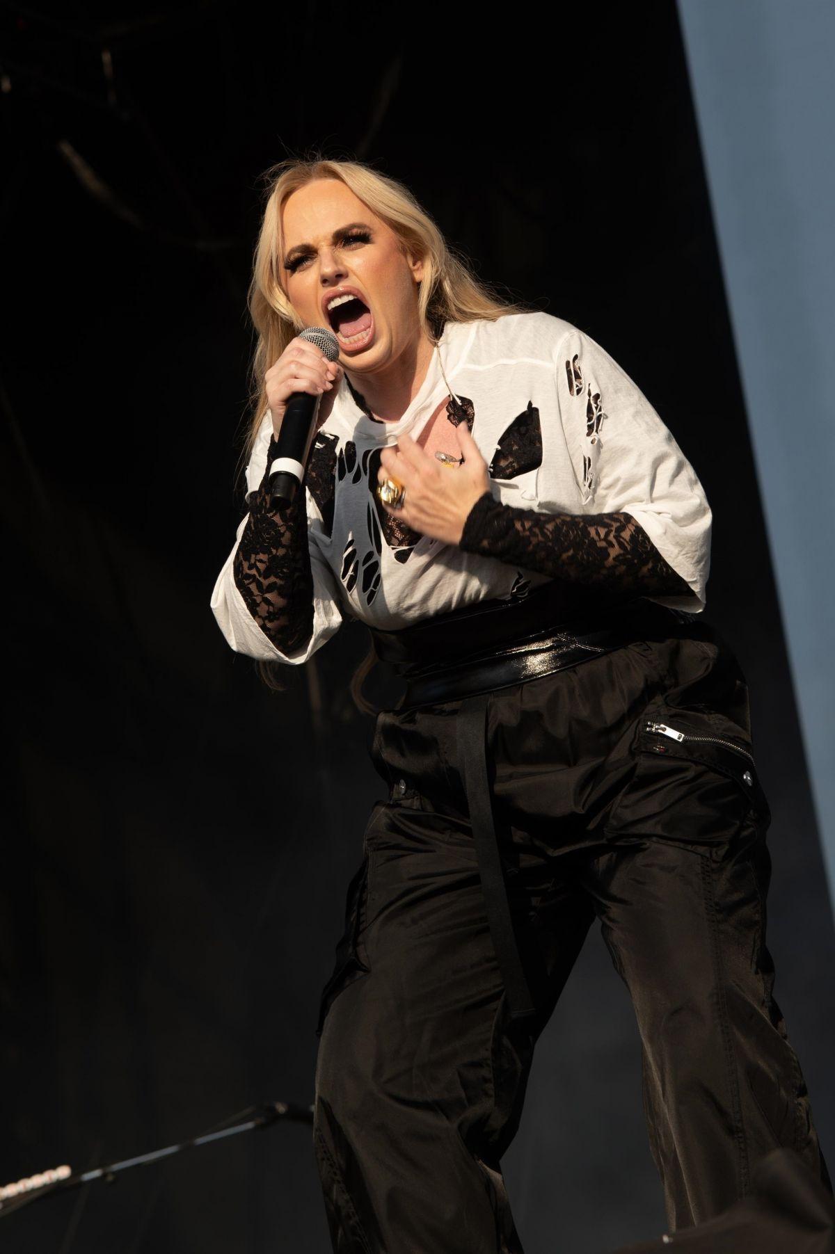 Rebel Wilson live at Reading Festival, August 2025