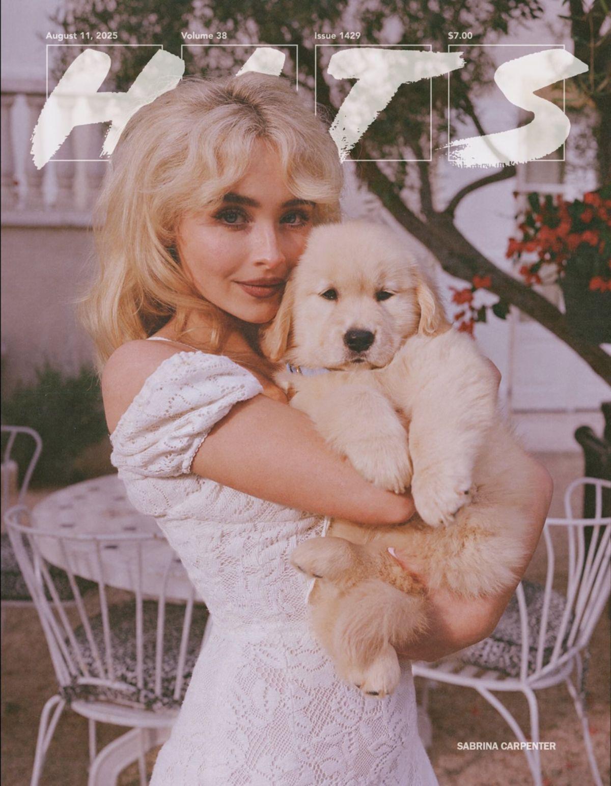 Sabrina Carpenter Hits Magazine Cover, August 2025