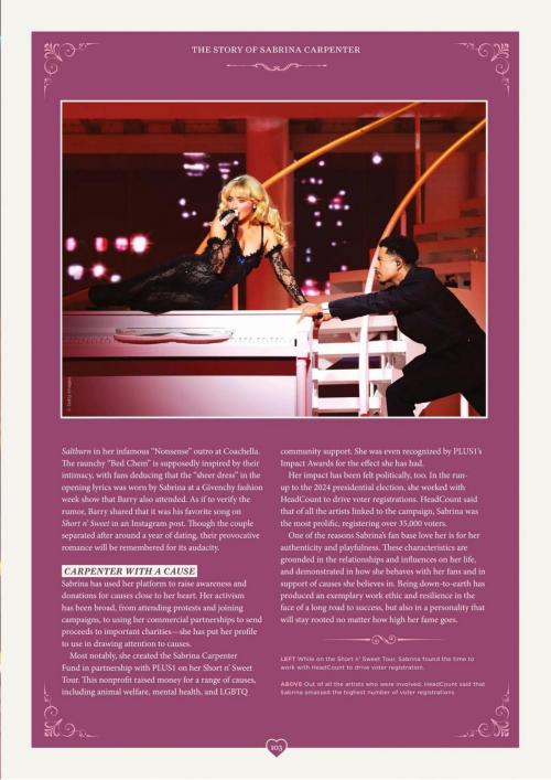 Sabrina Carpenter Story feature, August 2025 11