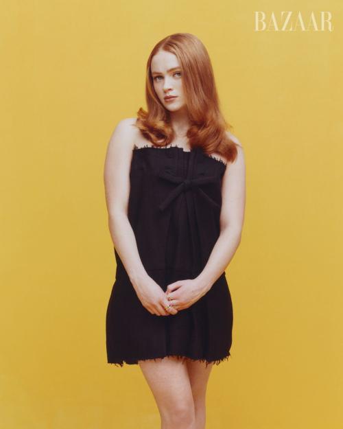 Sadie Sink Harper’s Bazaar feature, August 2025
