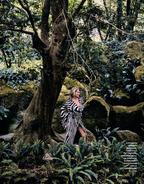 Sharon Stone Grazia Italy feature, August 2025 3