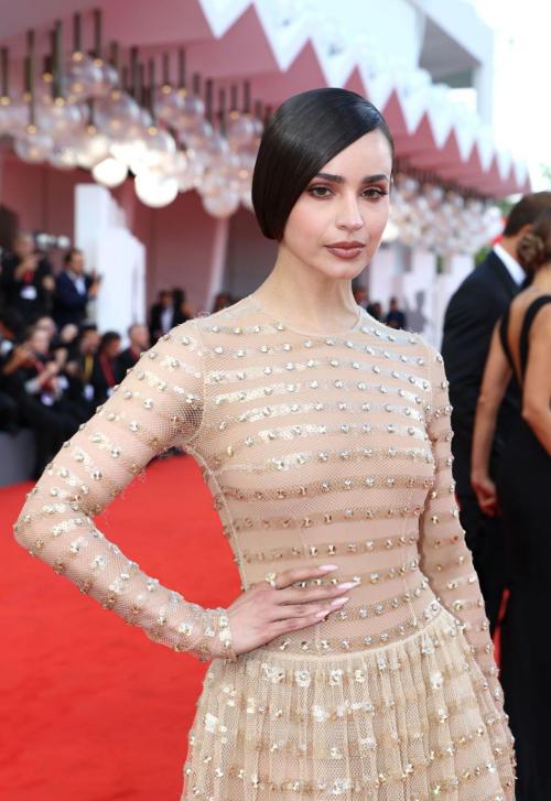 Sofia Carson at Frankenstein premiere Venice, August 2025 8