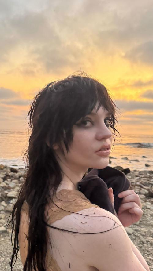 Sophie Thatcher at a Photoshoot, August 2025