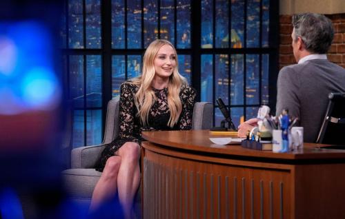 Sophie Turner Late Night with Seth Meyers, August 2025 6