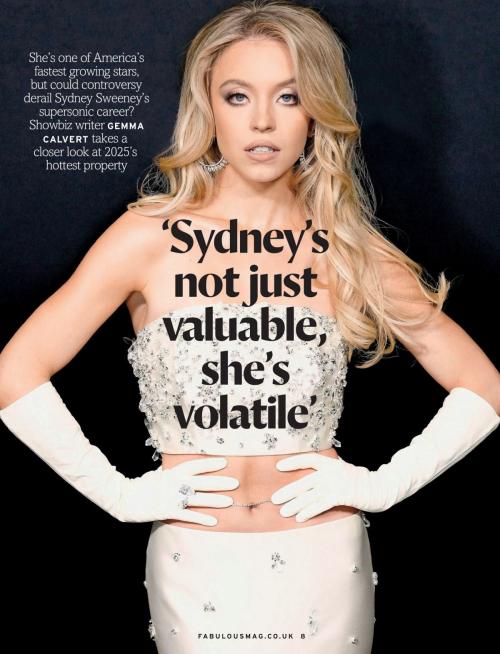 Sydney Sweeney Fabulous Magazine, August 2025 5