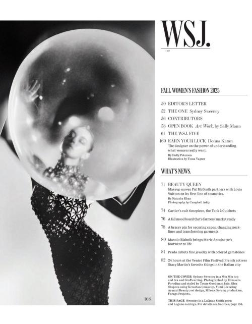 Sydney Sweeney in Wall Street Journal Magazine, September 2025 8