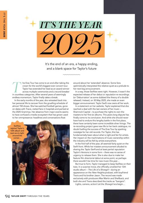 Taylor Swift in Taylor Swift Annual 2nd Edition, 2025 26