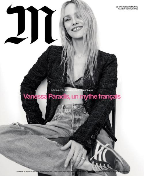Vanessa Paradis in Le Monde Magazine, August 2025