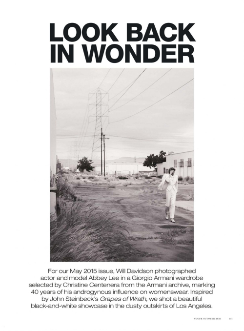 Abbey Lee for Vogue Australia, October 2025 5