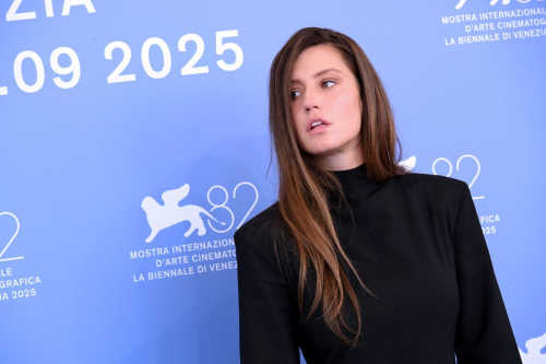 Adele Exarchopoulos at Chien 51 Photocall Venice Film Fest 5