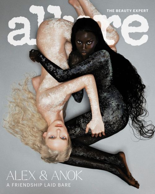 Alex Consani and Anok Yai for Allure Magazine, September 2025