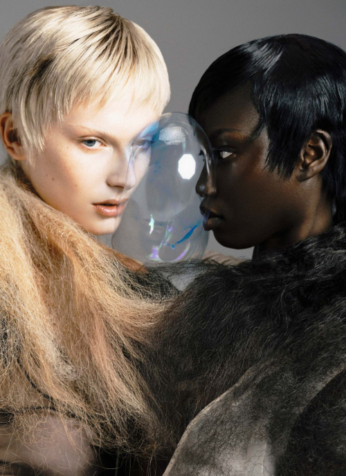Alex Consani and Anok Yai for Allure Magazine, September 2025 1