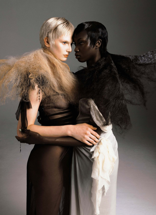 Alex Consani and Anok Yai for Allure Magazine, September 2025 4