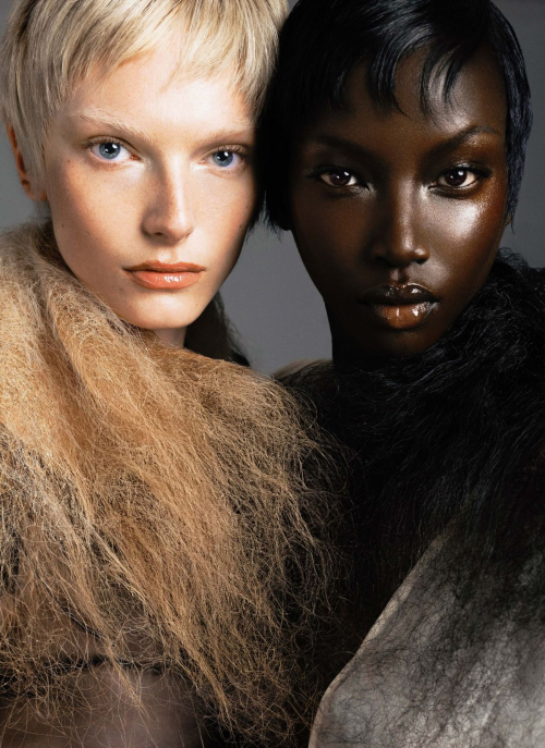 Alex Consani and Anok Yai for Allure Magazine, September 2025 5