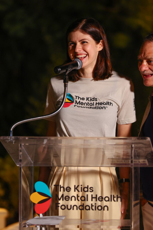Alexandra Daddario at Kids Mental Health Foundation Dinner LA, September 2025 1