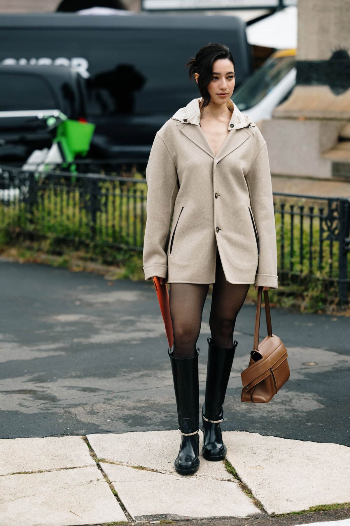 Ameera Khan at Tod’s fashion show Milan Fashion Week, September 2025