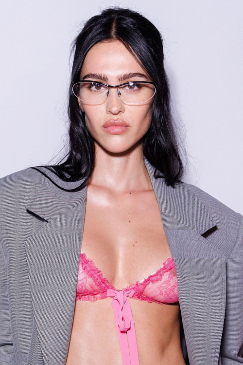 Amelia Hamlin at The Attico Show Milan Womenswear Spring/Summer 2026 Fashion Week, September 2025 2