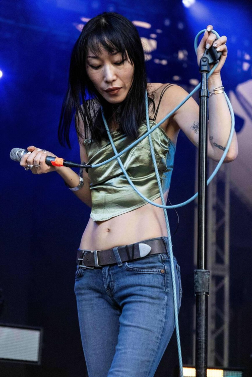 Ami Komai performs at Levitation music festival Austin, September 2025