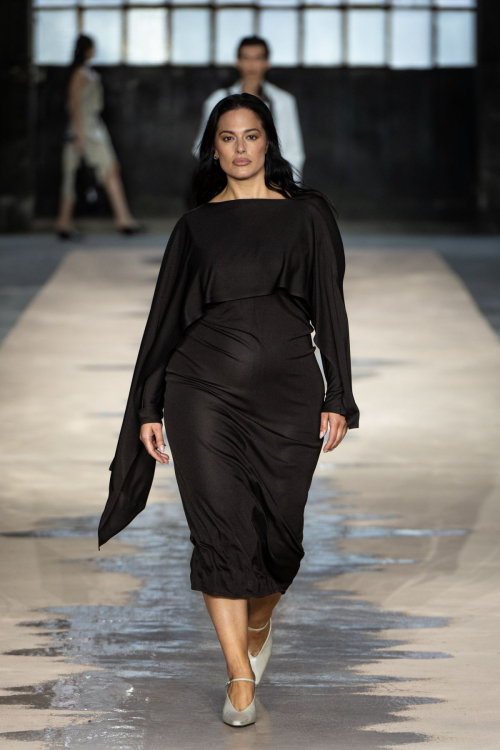 Ashley Graham at Boss runway show Milan Fashion Week, September 2025