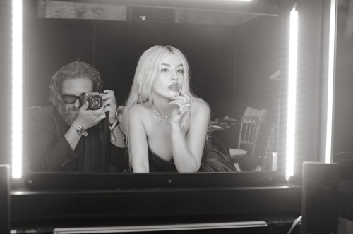 Ava Max black and white photoshoot, September 2025 1