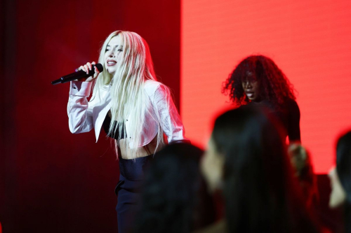 Ava Max performs at amfAR Gala Venezia, August 2025 6