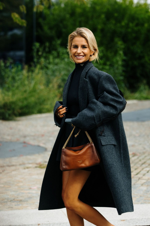 Caroline Daur outside Prada show Milan, September 2025 2
