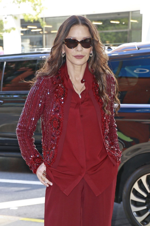 Catherine Zeta Jones at CBS Broadcast Center NYC, September 2025