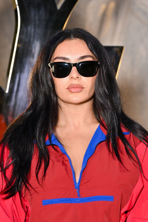 Charli XCX at Saint Laurent Show Paris Fashion Week, September 2025 6