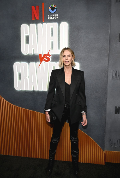 Charlize Theron at Netflix Canelo v Crawford Fight Night, September 2025 4