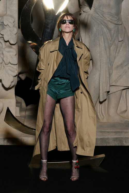 Charlotte Gainsbourg at Saint Laurent SS2026 Fashion Show Paris Fashion Week, September 2025 1