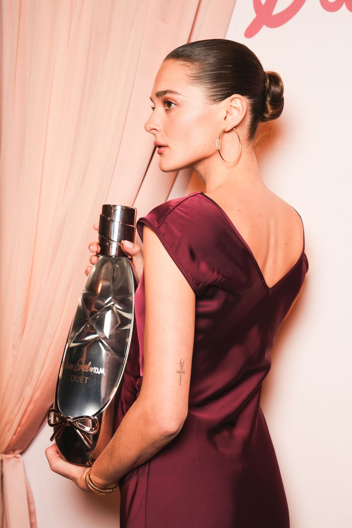 Charlotte Lawrence at Sam Edelman fragrance launch NYC, September 2025