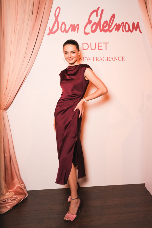 Charlotte Lawrence at Sam Edelman fragrance launch NYC, September 2025 1