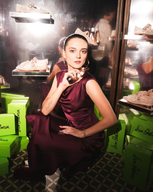 Charlotte Lawrence at Sam Edelman fragrance launch NYC, September 2025 6