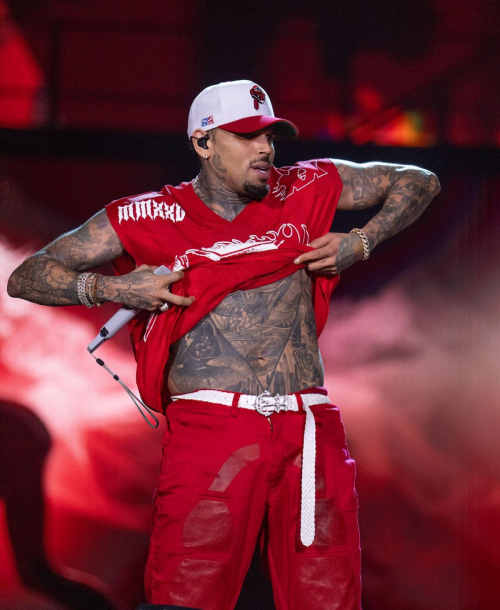Chris Brown live at Truist Park Atlanta, August 2025