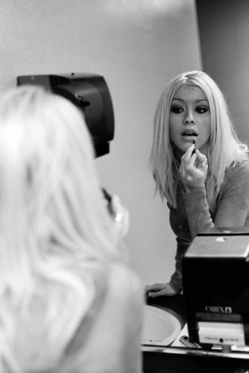 Christina Aguilera black & white photoshoot, 2001 18