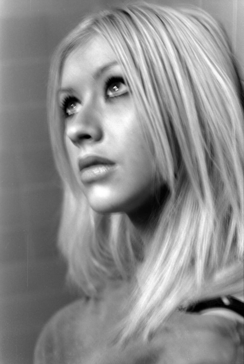 Christina Aguilera black & white photoshoot, 2001 6