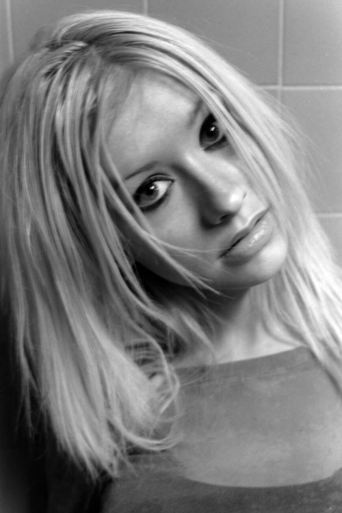 Christina Aguilera black & white photoshoot, 2001 8