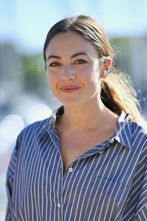 Constance Labbe at Desenchantees photocall La Rochelle Festival, September 2025 1