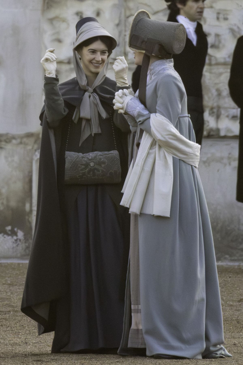 Daisy Edgar-Jones on Set of Sense and Sensibility London, September 2025 3