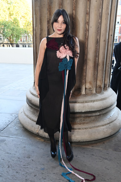 Daisy Lowe at Erdem fashion show LFW, September 2025