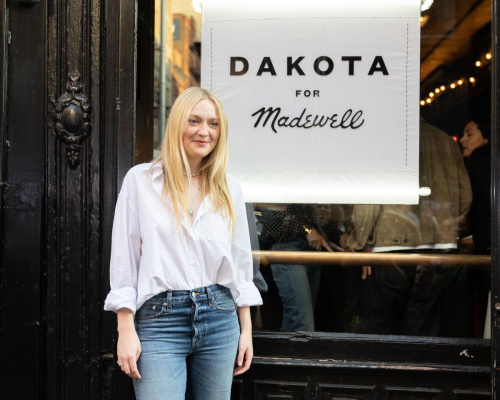 Dakota Fanning at Madewell Collaboration Launch NY, Sep 2025