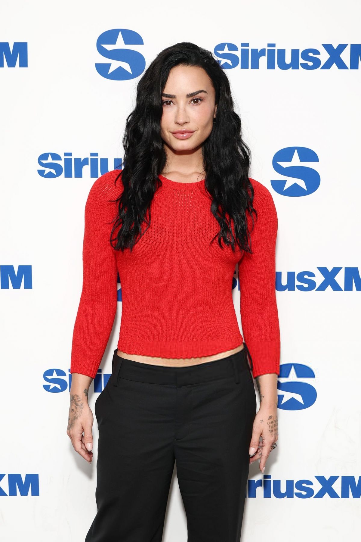 Demi Lovato at SiriusXM Studios, New York City, September 2025