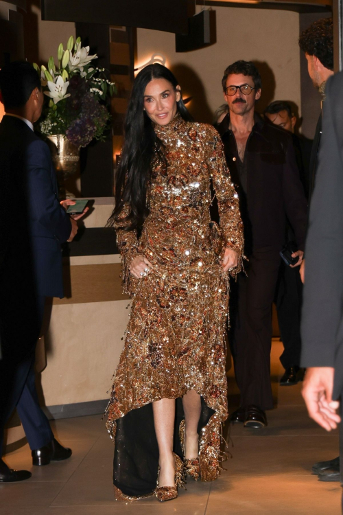 Demi Moore leaves Gucci after-party Milan, September 2025 1