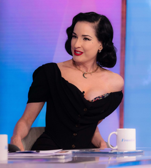 Dita Von Teese at Loose Women Show London, September 2025 3